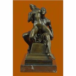 Erotic Art Sexual Great Sex Action Bronze Artwork Sculpture Marble Base Statue Figure