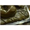 Image 6 : 2 pcs Original Signed Patoue a Couple Having Sex Bronze Sculpture Marble Statue