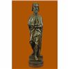 Image 1 : Large Michelangelo Bronze Sculpture by Carrier Belleuse Marble Base Figurine