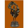 Image 1 : Amusing Erotic Bronze Sculpture by Bergman Hot Cast Marble Base Figurine Figure