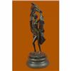 Image 2 : Amusing Erotic Bronze Sculpture by Bergman Hot Cast Marble Base Figurine Figure