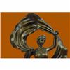 Image 5 : Amusing Erotic Bronze Sculpture by Bergman Hot Cast Marble Base Figurine Figure