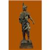 Image 1 : Emile Picault Bronze Figure Roman Warrior Le Devoir Sculpture Marble Statue Gift