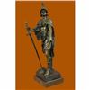 Image 2 : Emile Picault Bronze Figure Roman Warrior Le Devoir Sculpture Marble Statue Gift