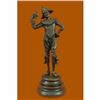 Image 1 : Lively Jester by French Artist Gueyton Bronze Sculpture Great Detail Figurine
