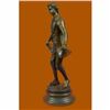 Image 2 : Taking a Bow by Besserdich Bronze Sculpture Marble Base Figurine Figure Hot Cast