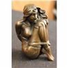Image 2 : BONDAGE GIRL BRONZE ART DECO STATUE