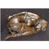 Image 4 : BONDAGE GIRL BRONZE ART DECO STATUE