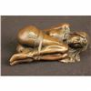 Image 5 : BONDAGE GIRL BRONZE ART DECO STATUE