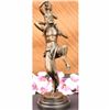 Image 1 : Signed Original Milo Satyr With His Child Dancing Bronze Statue