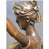 Image 5 : BRONZE BLIND JUSTICE LAW MARBLE STATUE LADY SCALE