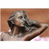 Image 5 : SIGNED ALDO VITALEH ORIGINAL EXOTIC POSE BRONZE STATUE
