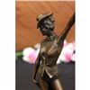 Image 4 : ORIGINAL VITALEH RED CABARET DANCER BRONZE SCULPTURE NR