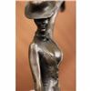 Image 5 : ORIGINAL VITALEH RED CABARET DANCER BRONZE SCULPTURE NR