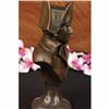 Image 4 : SOLID FRENCH OLD RARE SIGNED BRONZE NAPOLEON BONAPARTE BUST STATUE SCULPTURE