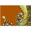 Image 5 : 4th July Memorabilia 24K Gold and Solver Plated Bronze American Eagle Gift Decor