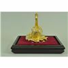 Image 4 : Art Deco Swan with Rubies 24K Gold Plated Sculpture Home Office Decor