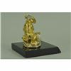 Image 5 : Vienna 24K Gold Plated Bronze figure modeled and cast Sculpture Figurine Figure