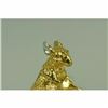 Image 6 : Vienna 24K Gold Plated Bronze figure modeled and cast Sculpture Figurine Figure
