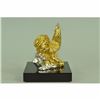 Image 3 : Collector Edition Zodiac Sign Farm Rooster 24K Gold Plated Classic Artwork Figure