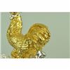Image 5 : Collector Edition Zodiac Sign Farm Rooster 24K Gold Plated Classic Artwork Figure