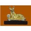 Image 1 : Chinese Zodiac Dog Sign of loyal and honest, amiable and kind 24K Gold Bronze