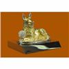 Image 2 : Chinese Zodiac Dog Sign of loyal and honest, amiable and kind 24K Gold Bronze