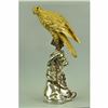 Image 2 : Atlanta Falcon Maltese Duck Hawk Bird Lover Watcher Bronze Marble Statue Artwork