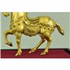 Image 6 : Chinese Tang Horse 24K Gold Plated with Glass Display Bronze Sculpture Statue