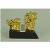 Image 4 : Dragon Tortoise 24K Gold Covered Business Card Holder Bronze Sculpture Statue