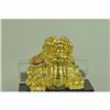 Image 5 : Dragon Tortoise 24K Gold Covered Business Card Holder Bronze Sculpture Statue