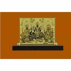 Handcrafted Detailed 24K Gold Bronze Thai Musician Home Office Cabin Decor Gift