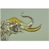 Image 5 : 24K Gold and Silver Plated Elephant Bookends Bronze Sculpture Figurine Figure