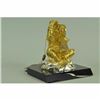 Image 5 : Hot Cast 24K Gold Plated Thinker Monkey Bronze Sculpture Statue Figurine Figure