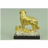 Image 3 : Golden Retriever SAR Military K9 Police Dog Bookend Bronze 24K Statue Tribute