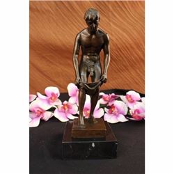Signed and number Underwear Model Gay Interest Bronze Marble Sculpture