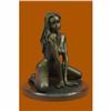 Image 4 : Hot Cast Signed Original Nude Female Bronze Sculpture Marble Base Statue Figure