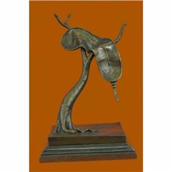 Details about  Abstract Modern Art Melting Clock Bronze Sculpture by Salvador Dali Bronze Gift