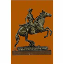 The Arizona Cowboy bronze statue, inspired by Frederic Remington Sculpture Gift