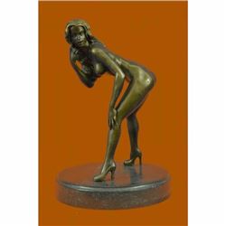 Sexy Erotic Sculpture Nude Girl Man Provocative Bronze Statue Sculpture Sex Art