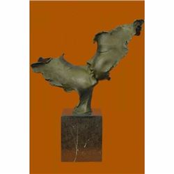 Hand Made Massive First Kiss by Salvador Dali Bronze Masterpiece Sculpture Decor