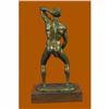 Image 3 : SIGNED MAVCHI CONFIDENT NUDE GAY MAN BRONZE SCULPTURE STATUE FIGURE FIGURINE ART