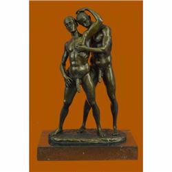 COLLECTIBLE BRONZE SCULPTURE STATUE Gay Art Collector Edition Nude Male Men Gay