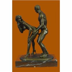 Rare Collectible Masterpiece by Italian Artist Mavchi Bronze Sculpture Statue