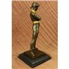 Image 3 : Hot Cast Zorro Bandit with Mask Gilt Bronze Sculpture Marble Base Figurine Decor