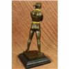 Image 4 : Hot Cast Zorro Bandit with Mask Gilt Bronze Sculpture Marble Base Figurine Decor