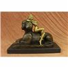 Image 1 : Egyptian Pyramid Famous Sphinx Creature Bronze Sculpture Mythological Art Statue