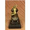 Image 6 : Egyptian Pyramid Famous Sphinx Creature Bronze Sculpture Mythological Art Statue