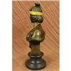 Image 1 : Art Nouveau Gold Patina Two Tone Beautiful Woman Bronze Sculpture Statue Figure