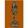 Image 3 : Handmade Bronze Sculpture God Apollo Nude Young Man Hunter Bow  Arrow Figurine